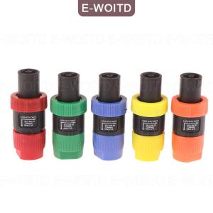 1ชิ้น NL4FC 4พินมืออาชีพสปีกองปลั๊กลำโพงเสียงเครื่องขยายเสียงสายเชื่อมต่อมืออาชีพ