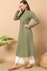 Women Cotton Kurti Full Sleeves Ready Stock