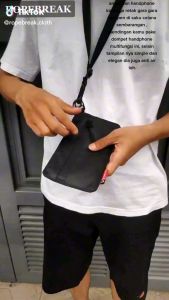 Tas Selempang HP Waterproof / Hanging Wallet WP / Sling Bag HP