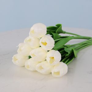 Bunga Tulip 1 Kuntum Bahan Latex Bunga Palsu Plastik Edelweis Hias Artificial