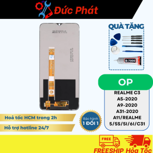 Màn Hình Thay Thế OP Re@lme C3 / A5 2020 / A9 2020 / A31-2020 / A11 / RE@LME C3 NEW (Tặng bộ sửa và keo dán)