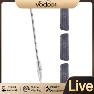 ไม้ถูพื้นแบบสเปรย์ไมโครไฟเบอร์พร้อมแผ่นถูหมุนได้และผ้าทำความสะอาดในสีฟ้าใช้งานง่ายสำหรับบ้าน