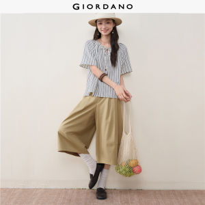 Giordano Women Women V Neck Shirt Free Shipping 18346609