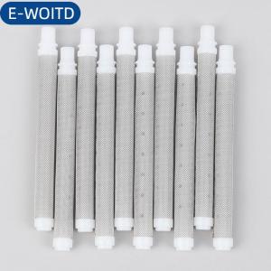 E-WOITD 10 cái không có không khí phun lọc 60 lưới không có không khí phun Máy lọc công cụ