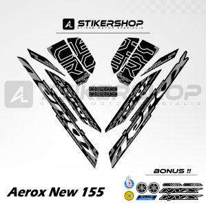 STIKER STRIPING AEROX CONNECTED - NEW GRAFIS VARIASI 044