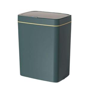 Intelligent Trash Bin with Motion Sensors Lid Convenient Automatic Garbage Can for Bathroom Dustbin 15L/18L Capacity
