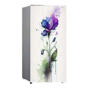 Stiker Kulkas 1 Pintu /Kulkas 2 pintu/Kompor/ Mesin Cuci / Ricecoker Motip Lukisan Bunga( COD ) Fly Star Store