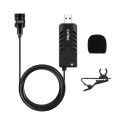 Fifine K053 USB Lavalier Lapel Microphone, Clip-on Cardioid Condenser Computer Mic Plug and Play USB Microphone with Sound Card for PC and Mac-K053 FIFINE. 