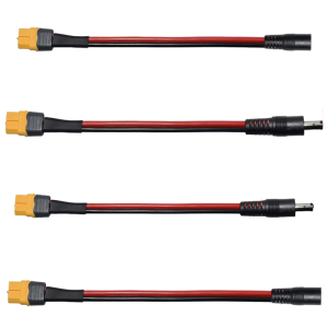 Xt60 để dc5521 DC5.5x2.1mm cáp điện cho kính FPV và năng lượng mặt trời sạc 12V điện áp
