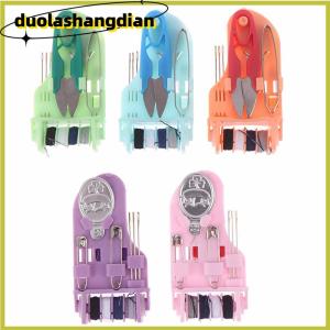 [Duola] ชุดจักรเย็บผ้าแบบพกพาขนาดเล็กพกพาสำหรับเดินทางในบ้านกล่องอุปกรณ์เย็บผ้าเข็ม