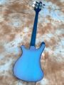 Classic Rickenbacker 4003 Blue burst Electric Bass Guitar 22 Frets Chrome Hardware Can be customized. 