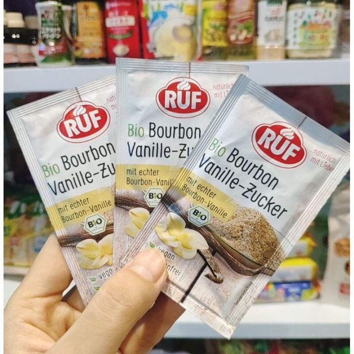 Đường vani hữu cơ Ruf Bio 8g (làm bánh cho bé)