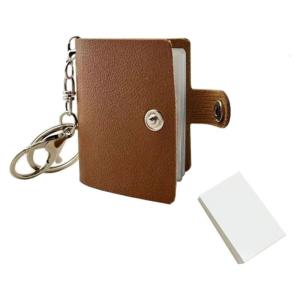 Practical Heat Transferable Sturdy PU Leather Photo Albums Keychains Charm Pendant for Photography Enthusiasts