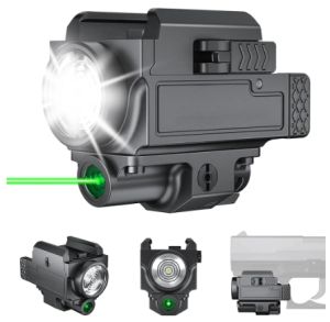Outdoor charging tactical high-intensity strobe red laser pendant flashlight USB direct charging aluminum alloy LED tactical lighting lamp =SMR137 Mini 600lm Flashlight Type-C Rechargeable Red and LED Light Combo for 20mm Picatinny Rail