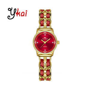 Ykai Arrival Fashion Womens Watches Stainless Steel Alloy Strap Waterproof Quartz Casual Watches Diamonds Rhinestone Luxury Ladies Female Small Wrist Watches 1707