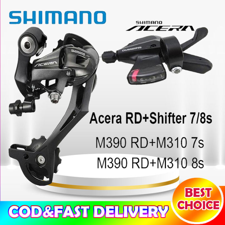 SHIMANO Acera M310 7 8 Speed Groupset RD Shifter 7 8 Speed Rear Derailleur Shifter 7 8 Speed MTB Mountain Bike Shifter Lazada PH