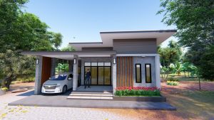 แบบบ้านชั้นเดียว