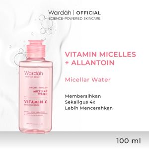 Wardah Perfect Bright Tone Up Micellar Water Pembersih Wajah Makeup Remover