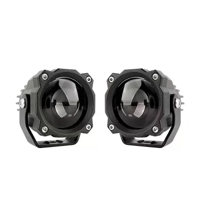 2 pieces of 3.0-inch motorcycle LED spotlights and 100W automotive led laser spotlights