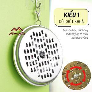 Khay để nhang muỗi có nắp đậy và treo được an toàn tiện lợi - I015
