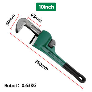 ISKU Kunci Pipa Heavy Duty Pipe Wrench 10 12 14 18 24 Inch Kunci Ledeng Besi Tebal