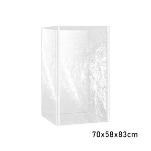 Transparent Baker Rack Cover Reusable PVC Pizza Dough Rack Cover With Zippers For Restaurant Bakery