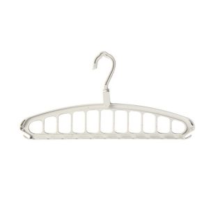 Multi-port Clothing Rack Plastic Clothes Scarf Storage Wardrobe Organizer Rotating Multi-Hole Clothes Hanger