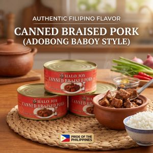 HALO JOY Canned Braised Pork Belly 280g /300g | Flavorful Canned Food Ready To Eat Perfect With Rice