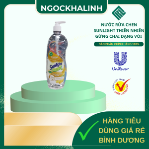 Nước rửa chen Sunlight THIÊN NHIÊN GỪNG CHAI DẠNG VÒI 750G