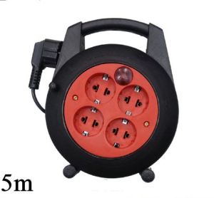 Kabel ROLL Listrik MODXTA TIPE 10 PANJANG KABEL 6 METER FULL Stop Kontak Listrik 4 Lubang Colokan Box Kabel dan LAMPU Indikator SNI