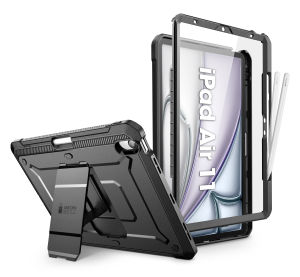 SUPCASE for iPad Air 11 Inch Case M4/M3/M2 (2026/2025/2024) Built in Screen Protector Pencil Holder Stand Rugged Protective Cover for iPad Air 10.9 Inch 5th/4th Generation 2022/2020