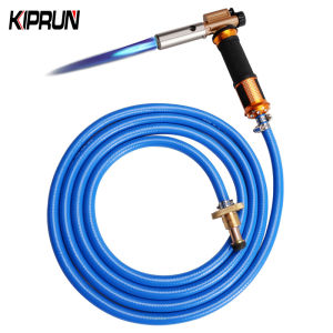 [Ready stock] KIPRUN Electronic Ignition Liquefied Gas Welding Torch Kit with 2.5M Hose for Soldering Cooking Brazing Heating Lighting