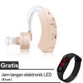 【Gratis Jam LED】Alat Bantu Dengar Telinga Original Murah Alat Pendengar Telinga Tuli Pendengaran Terbaik Hearing Aid Cyber Sonic Alat Bantu Dengar Hearing Aid. 