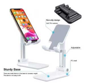 Stand Tablet Universal HD-23 Multifungsi - Warna Charcoal/Hitam Berkilau/Cahaya Hijau/Lavender