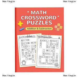 [COD] Man YingLie Math CrossWord Puzzles Addition Subtraction Multiplication Division Criss Cross Game Math Workbook Montessori For Kids Ages 5-8