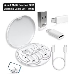 ✅100% Original Smilee Multifunctional 60W USB Data Cable Fast Charge Line Storage Box Removal Pin Set Electronic