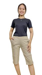 Putri Nasya - Celana Big Size Pendek 7/8 LFTRP Ukuran 8L6L5L4L2LXLS Fit To L Warna Capucino Moca Cream Hitam