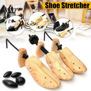 CCW Shoe Stretcher Wooden Shoes Tree Shaper Rack Pine Wood Shoe Tree Adjustable Flats Pumps Boots Expander Trees For Man Women