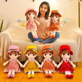 45/90cm Super Cute Plush Girl Doll Ragdoll Plush Dolls For Girls Toy Stuff Toys For Girls Stop Toys For Birthday Gift For Girls Stuff Toys For Big Size. 