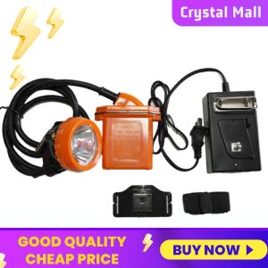 COD [Free Shipping] Underground Waterproof Safety Headlamp for Mining Work LED Headlight with Long Battery Life and Adjustable Brightness