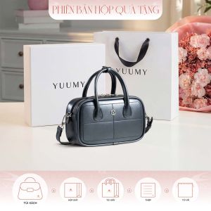 Bộ hộp quà YUUMY (Túi đeo chéo nữ YUUMY YN303 + Hộp quà YHQ3T + Túi giấy YTG3T + Túi rút BVR3838 + Thiệp cảm ơn YBT1)