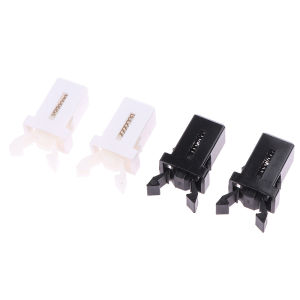 438178 ZXC 10pcs Trash Can Plastic Lock Self-Locking Switch Replacement Catch Compatible Touch Lid Bin Latch Black White Repair Clip