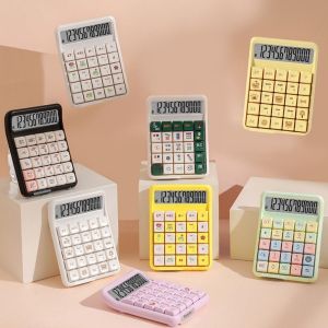 MISSUP Mechanical Buttons Mute Mahjong-Sound Calculator Cute Detachable Electronic Calculators Multifunctional Cartoon Arithmetic Calculator Home Office School