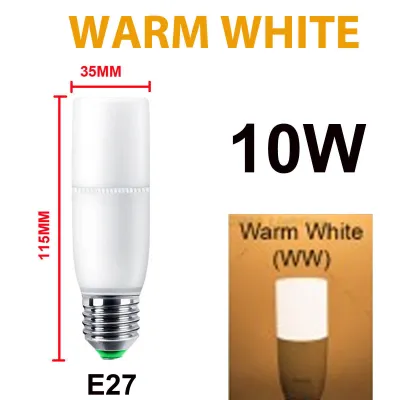 [Local Seller] Led Bulb Stick Daylight WARM WHITE RED 5W 10W 15W 20W 25W (E27 / E14 / PLC)