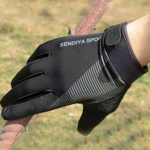 [AutoRobe] Motorcycle Bike Gloves Riding Adjustable Screen-touch Black Red Green Orange Simple Fashion Men Women Riding Driving Gloves