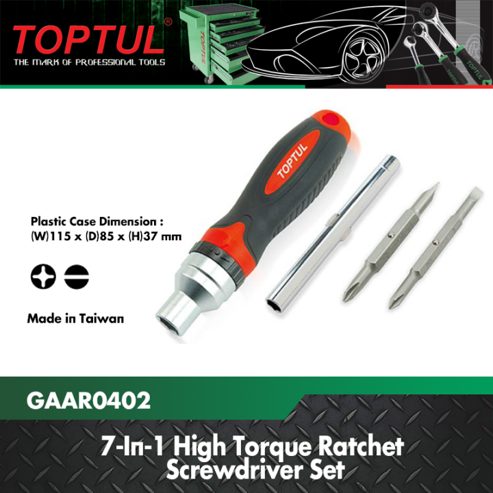 1/4 Hex Shank Phillips & Slotted Screwdriver Bits - TOPTUL The Mark of  Professional Tools