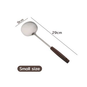 Blumey ตะหลิว ผัด ทอด ใช้ในครัวเรือน ทำจากสแตนเลส ด้ามหนาพิเศษ แข็งแรงทนทาน Kitchen Spatula