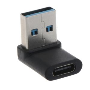 10Gbps 90 Độ góc phải USB 3.0 Nam Để Loại C Bộ chuyển đổi đầu cái siêu tốc đồng bộ dữ liệu bộ chuyển đổi sạc Cho Máy Tính Xách Tay