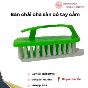 Bàn chải chà sàn có tay cầm chuyên cọ rửa sàn nhà giặt quần áo..