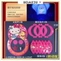 【Free Battery】手提灯笼卡通发光灯 库洛米美乐蒂DIY手工制作花灯Mid Autumn Lantern Diy set kit with light Kuromi Melody Sanrio. 